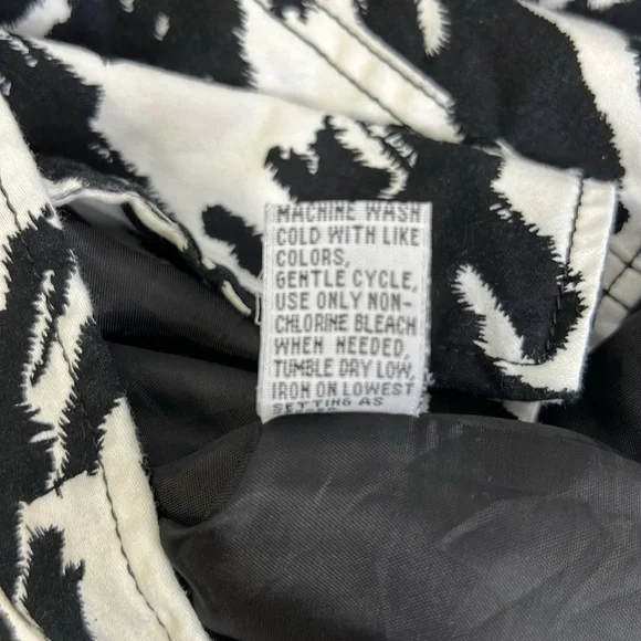 Appraisal Double Breasted Black/White Jacket Houndstooth- SZ: Large - Picture 7 of 7